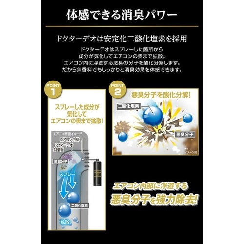 消臭剤 車用 ドクターデオ プレミアムゴールド エ