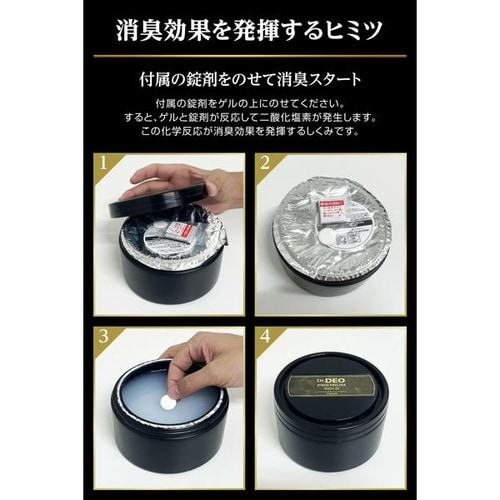 消臭剤 車用 ドクターデオ プレミアムゴールド 置