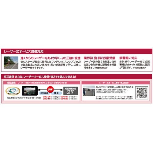 レーザー式オービス対応セーフティレーダー 新型レー