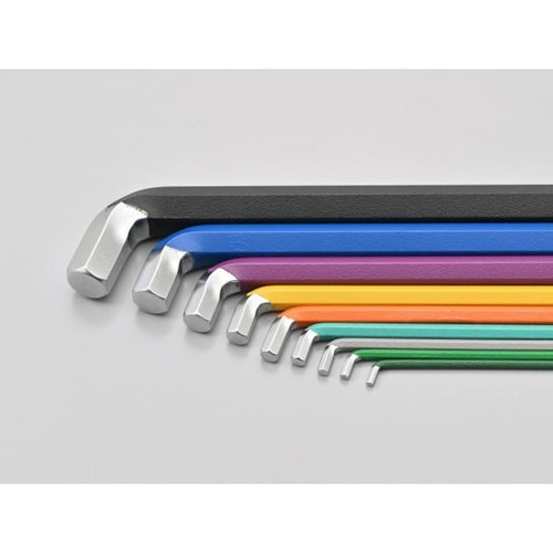 マルチカラー 六角レンチセット ショート インチサ