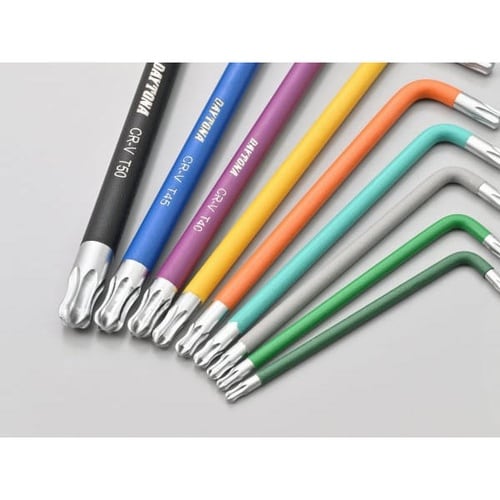 マルチカラー ヘクサロビュラ(トルクス)レンチセッ