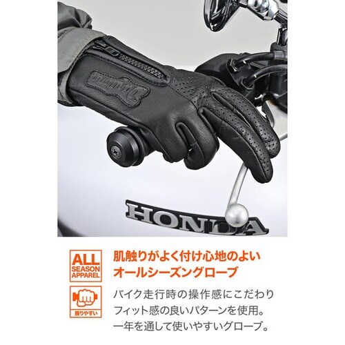 DG−020 パーシャルフィットレザーグローブ カ