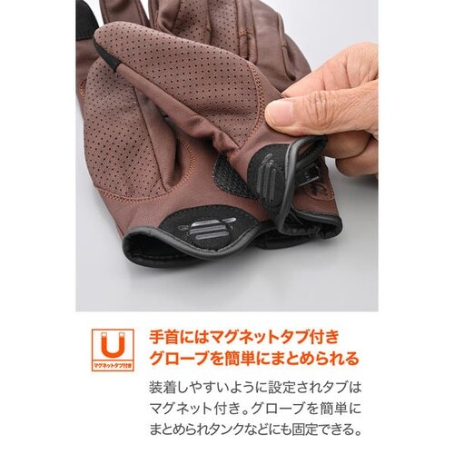 DG−020 パーシャルフィットレザーグローブ カ