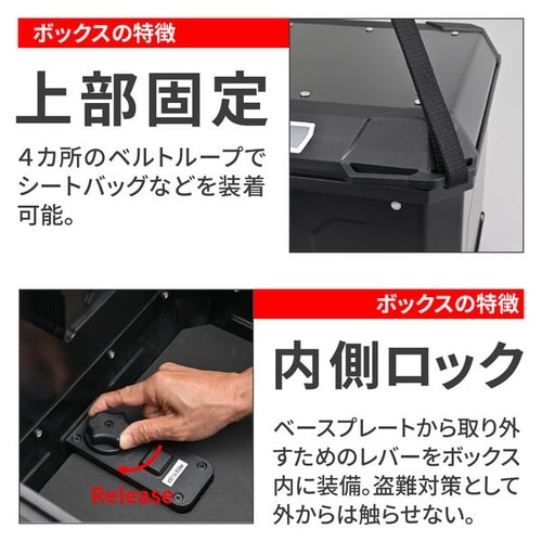 GIVI MTN47B(ブラックライン)容量:47