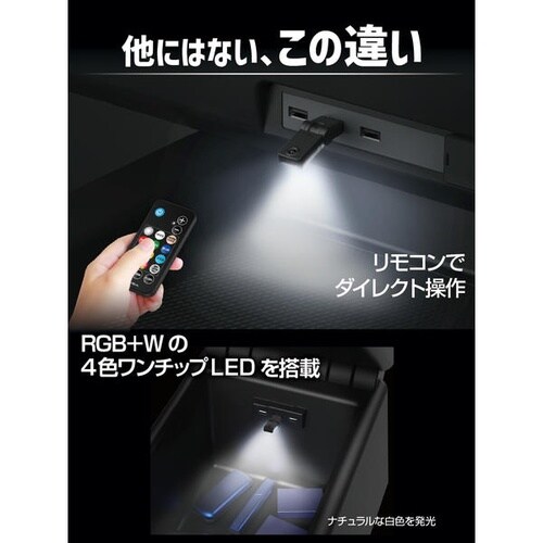 リモコン付スイングUSBライト