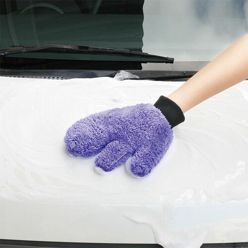 スパ・プラス デルタウォッシュ 3本指洗車グローブ