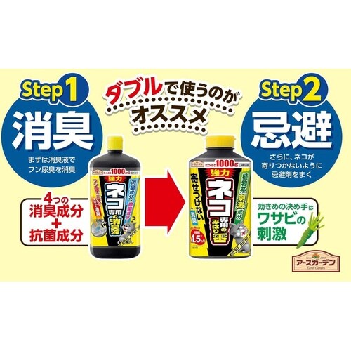 ネコ専用の消臭液 1000ml
