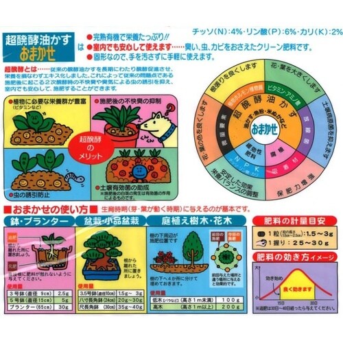 超醗酵油かすおまかせ 中粒 2.5kg