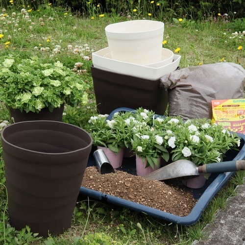 クラフトポット 24型 ダークブラウン