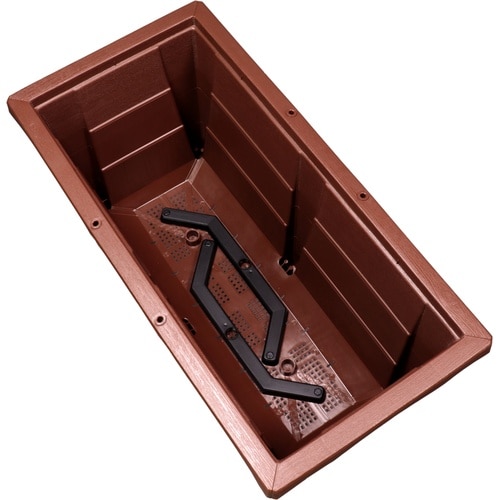 花と野菜のプランター 600型 ブラウン