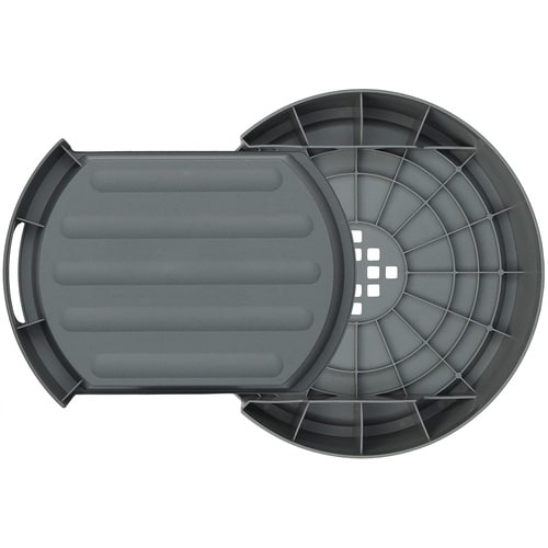 排水できる鉢受台 30型 ダークグレー