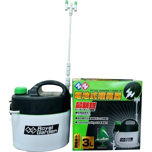 電池式噴霧器 二頭口 3L TGMN−3T