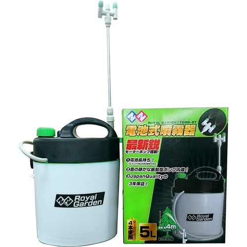 電池式噴霧器 二頭口 5L TGMN−5T
