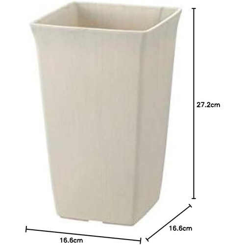 フォーレ スクエアポット 7号 ホワイト