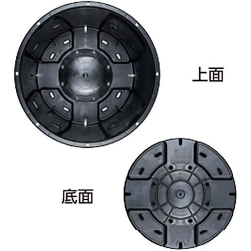 NPポット 大型タイプ 黒 45L