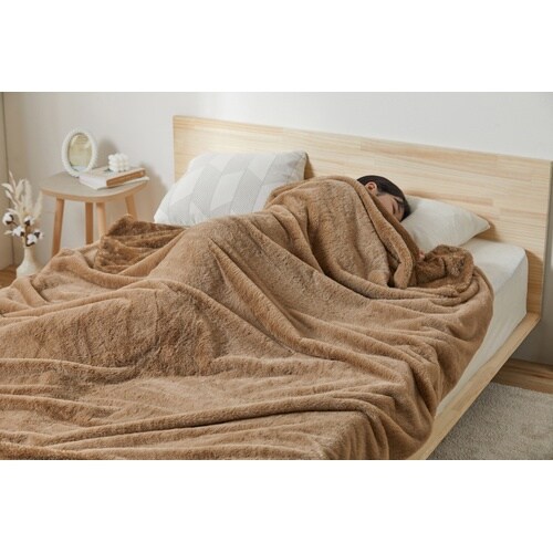 布団カバーにもなる毛布