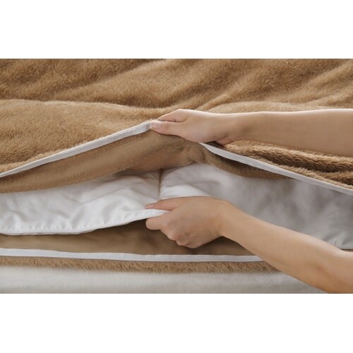 布団カバーにもなる毛布