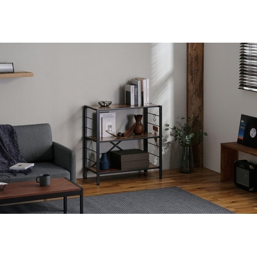 組立簡単 連結スチールラック 3段