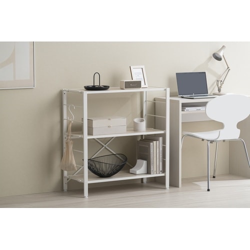 組立簡単 連結スチールラック 3段