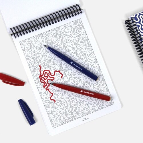 カラーリングノートブック A×2