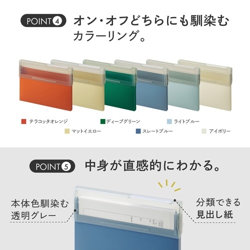 コングレスケース A5・ヨコ ライトブルー