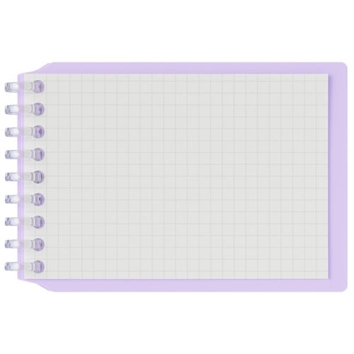 ミニサイズ くるっとリングセット ライトパープル