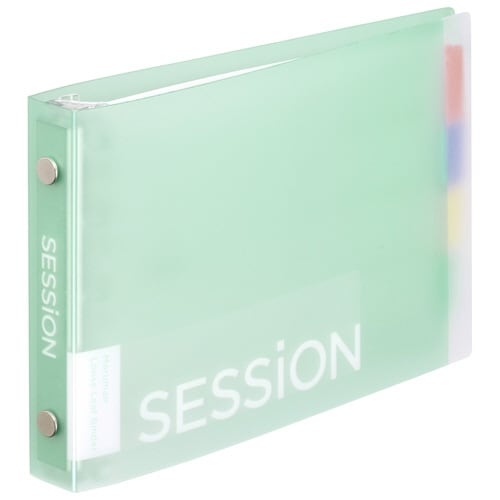 ミニサイズ バインダー セッション ミントグリーン