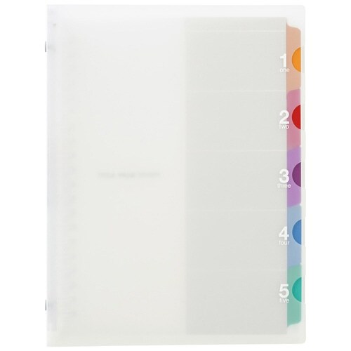 A5 バインダー ファイブチャート クリア