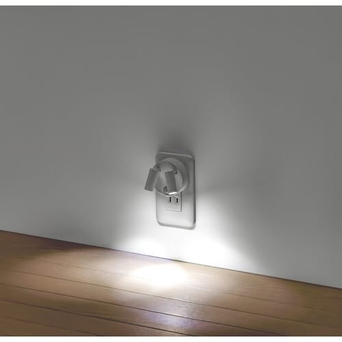 照射方向自在人感明暗センサーライト2灯