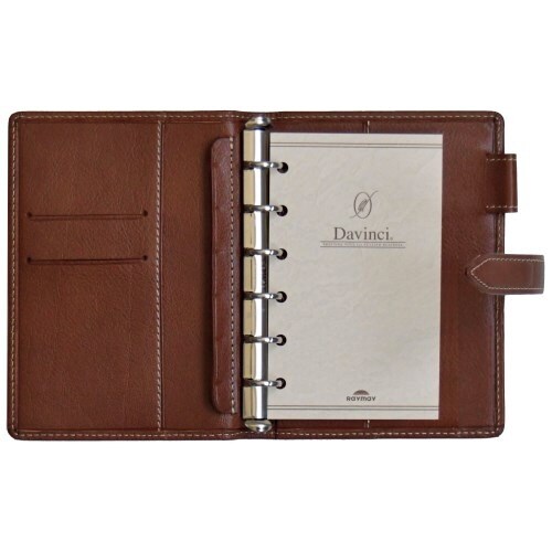 ダ・ヴィンチ オイルレザー ポケットサイズ黒