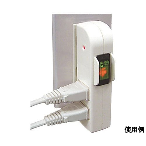 AC125V/15A 3口タップ[雷サー