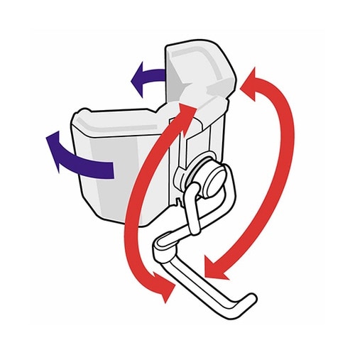 WKM−B 曲面対応マグネットフック 青