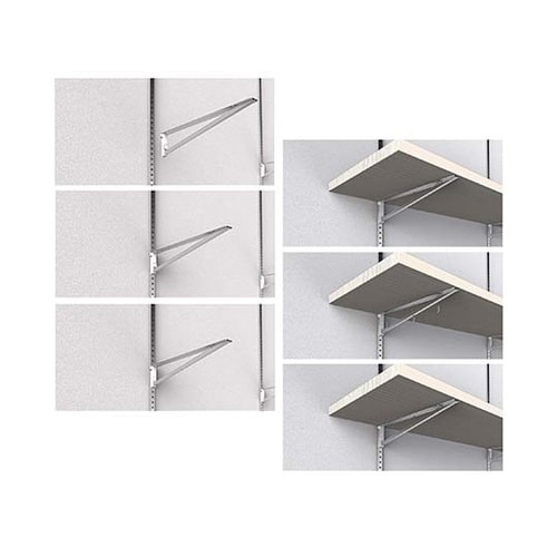 WKT−1040 ステンレス棚支柱 銀