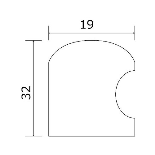 PCつまみ 白 BH1144