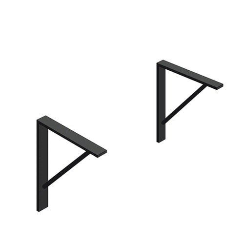 WPS008ピラシェル棚受左用167mm