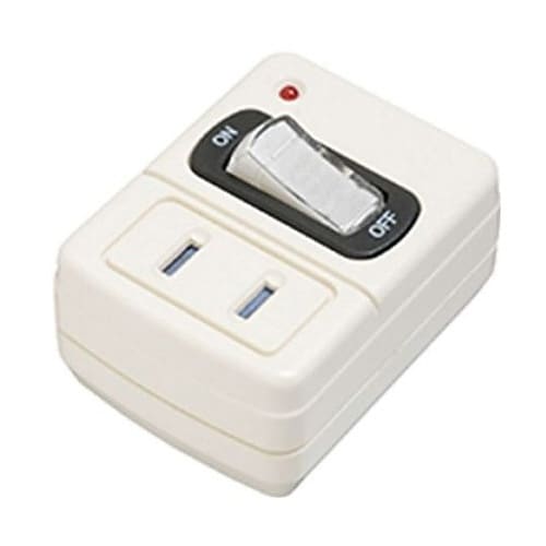 AC125V/15A スイッチ付タップ(