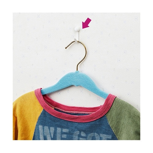 MJ−017W Jフック・シングル白2個