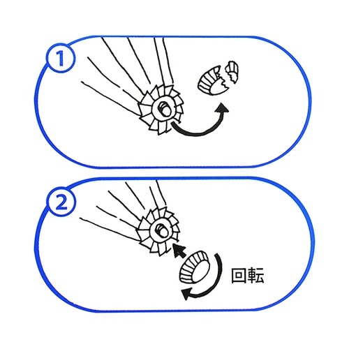 石突き 平型 ゴールド US−009