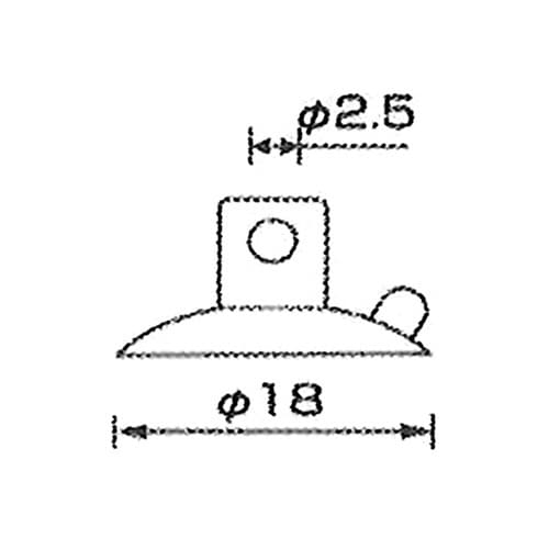 HR−667強力ファミリー吸盤横穴式4個