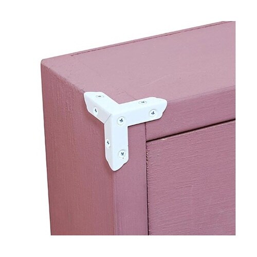 IH−029 カラー隅金 三方面 白