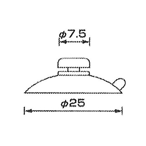 HR−679強力ファミリー吸盤横溝式3個