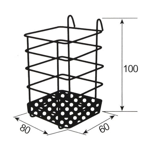 メッシュパネル用 ポケット引掛カゴ 小