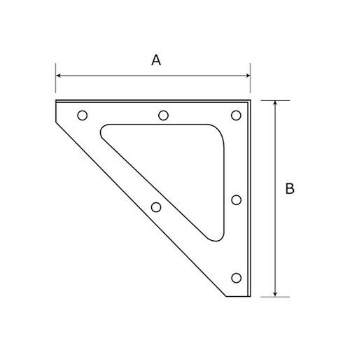 DB15W デルタブラケット 150mm