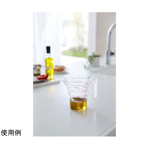 電子レンジ対応 段々計量カップ 500M