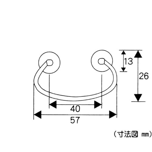 VG−317 タンス取手黒色 小
