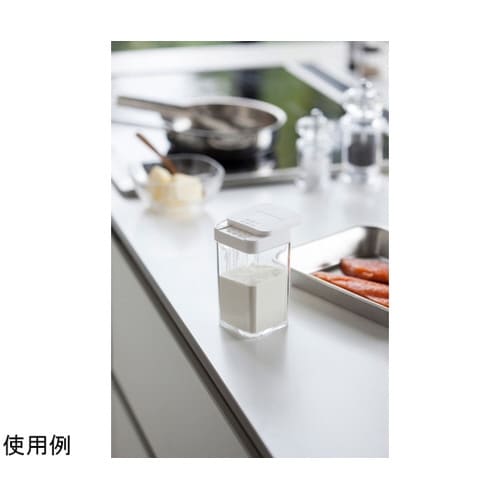 小麦粉&スパイスボトル アクア ホワイト