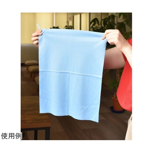 3087−01 メガネ拭き ライトブルー