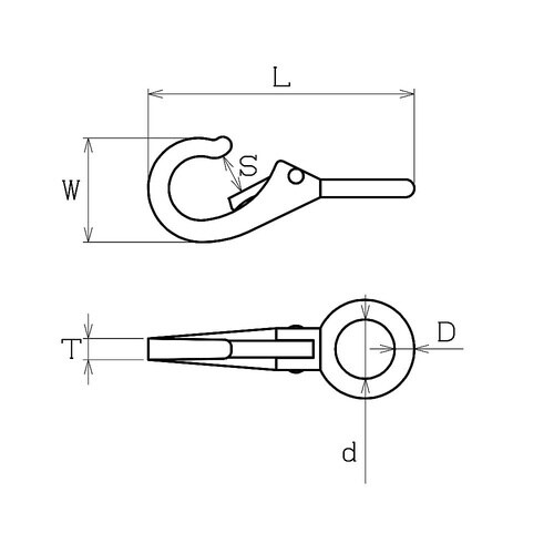 15−506 ステンアイスナップ B0