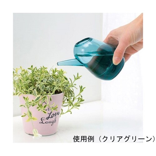 コトリの水さし クリアグリーン