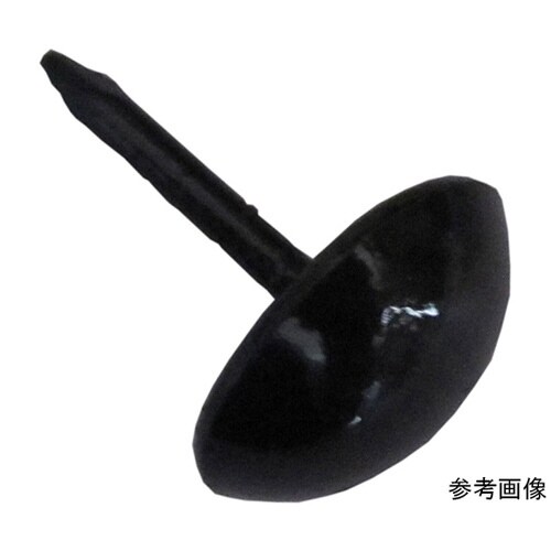 4F085 黒塗太鼓鋲 22mm 8個入
